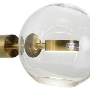 Wall Lamp Glass Metal Ball Golden
