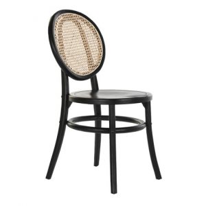 Chair ELM Rattan Rack Black