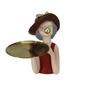 Figure Resin Women Tray