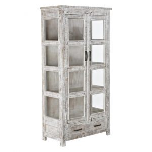 Showcase Mango Glass Decape White