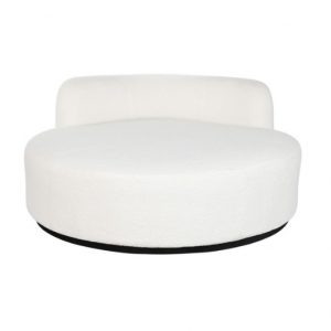 Couch Polyester Borreguito White