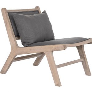 Armchair Spruce Polyester Dark Gray