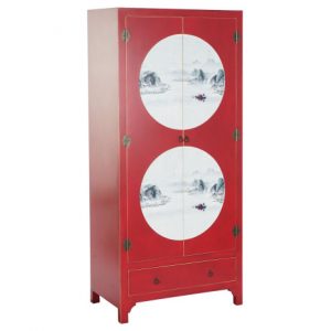 Closet Spruce MDF Red