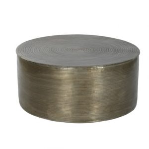 Coffee Table Aluminium Top Golden