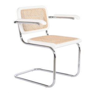 Chair Elm Rattan White