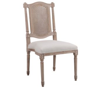 Chair Rubber Wood Rattan