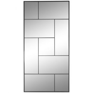 Mirror Iron Window Black