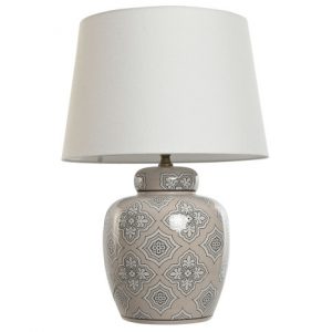 Table Lamp Ceramic Cotton Tile