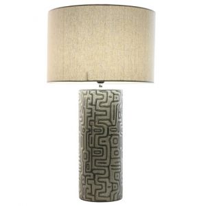 Table Lamp Cemamic Linen