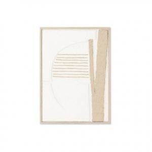 Picture Glass Papier-Mache Framed