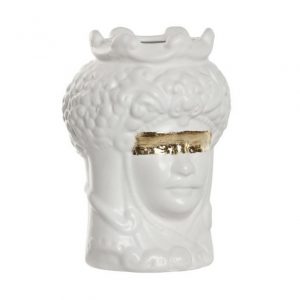 Porcelain Flower Pot Sicilian Moorish Head