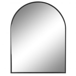 Mirror Iron Glass Window Black