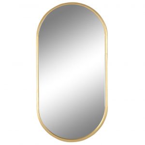 Mirror Iron Oval Gold
