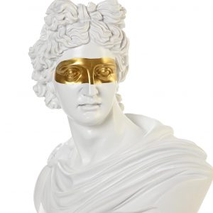 Figure Resin Bust White