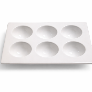 Egg Tray 6pcs Porcelain