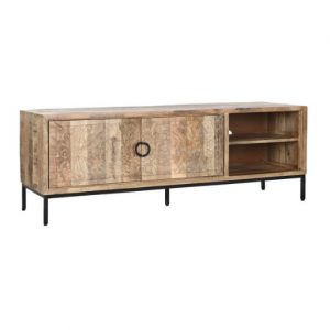 TV Cabinet Mango Metal Mandala Natural