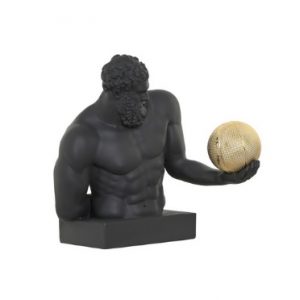 Figure Resin Ball Dark Grey