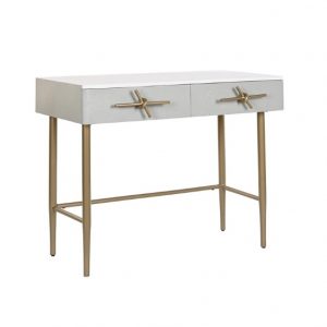 Console Table Mango Iron Bow White