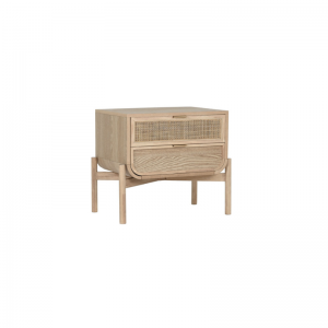 Rattan Bedside Table Spruce