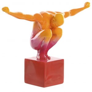 Figure Resin Athlete Multicoloured