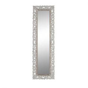 Mirror Mango Glass Decape White