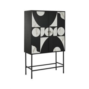 Side Board Spruce Metal Simil Marmol