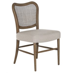 Chair Ash Rattan Decape White