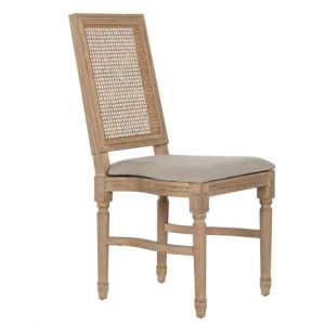 Chair Elm Rattan Beige