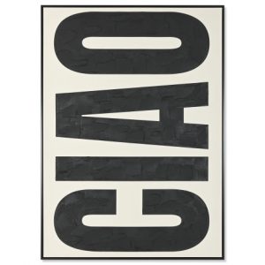 Picture Canvas Hand Painted Black