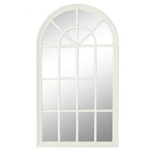 COMING SOON-Mirror Paulownia Glass Window White