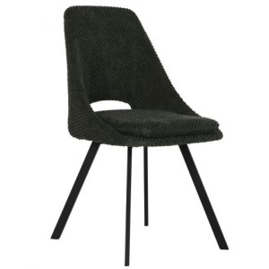 Chair Polyester Metal Green