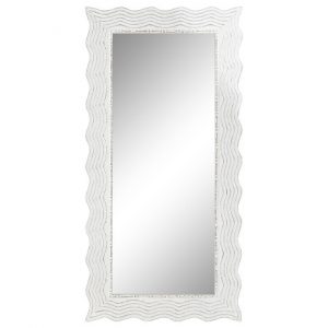 Mirror Mango Glass Decape White