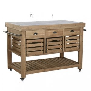 Isla Cocina Spruce Piedra Sinterizada