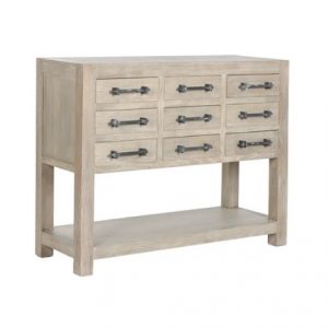 Console Table Madera De Hevea Natural