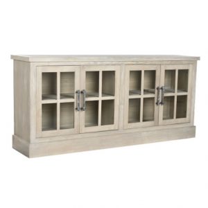 Buffet Madera De Hevea Glass Natural