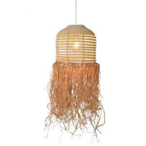 Ceiling Lamp Rattan Natural