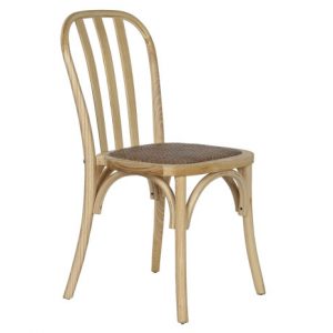 Chair ELM Stackable Natural Light Brown