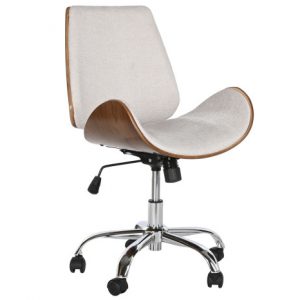 Chair Polyester Walnut Adjustable