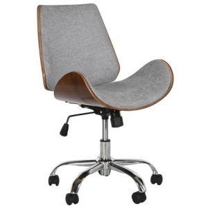 Chair Polyester Walnut Adjustable