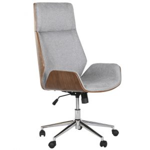 Chair Polyester Walnut Adjustable