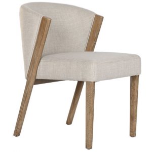 Chair Ash Polyester Decape White