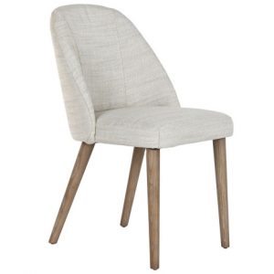 Chair Ash Polyester Decape White