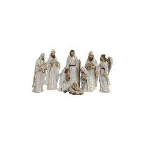 Nativity Set 8pcs Resin White