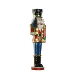 Figure LED Resin Nutcracker