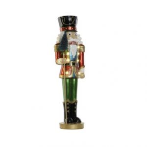 Figure LED Resin Nutcracker