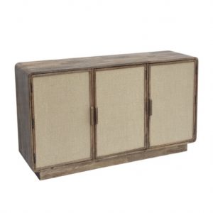 Sideboard Mango Jute 3 Drawers Natural