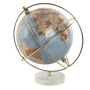 Golden Marble Globe