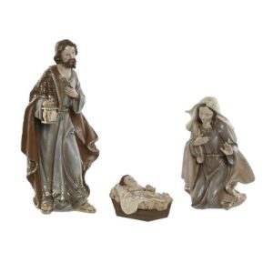 3Piece Resin Nativity Birth Set Multicolored 42 cm