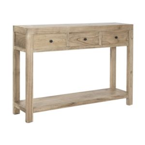 Mindi Wood Console Table