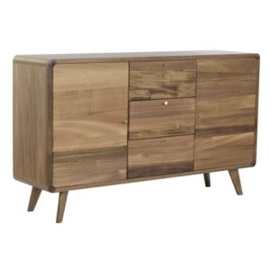 Acacia & Metal Buffet Unit